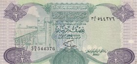 Libya, 1/2 Dinar, 1984, VF (+), p48
serial number: 544376
Estimate: $ 25-50