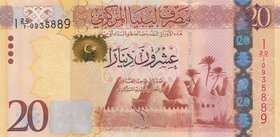Libya, 20 Dinars, 2016, UNC, p83
serial number: 20/10935889, Al-Ateeq Mosque at Back
Estimate: $ 20-40