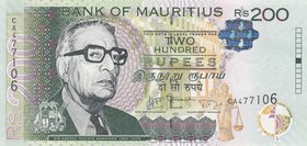 Mauritius, 200 Rupees, 2013, UNC, p61b
serial number: CA 477106
Estimate: $ 10-20