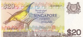 Singapore, 20 Dollars, 1979, UNC, p12
serial number: E/79 669841
Estimate: $ 25-50