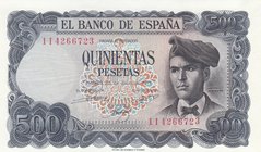 Spain, 500 Pesetas, 1971, UNC, p153
serial number: 114266723
Estimate: $ 25-50