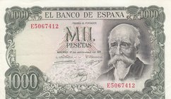 Spain, 1000 Pesetas, 1971, XF, p154
serial number: E5067412
Estimate: $ 15-30