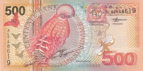 Suriname, 500 Gulden, 2000, UNC, p150
serial number: AL 748619
Estimate: $ 15-30