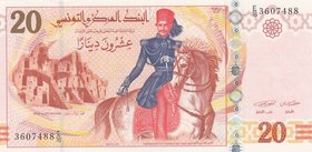 Tunisia, 20 Dinars, 2011, UNC, p93
serial number: A3607488
Estimate: $ 15-30