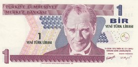 Turkey, 1 New Turkish Lira, 2005, UNC, p216, 8/1. Emission, RADAR
Serial number: A15 716617, a portrait of Turkey's founder Mustafa Kemal Ataturk
Es...