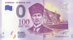 Türkiye, 0 Euro, 2019, UNC, (FANTASY BANKNOTE)
Turkish Fantasy banknot, serail number: TUAG 005444
Estimate: $ 25-50