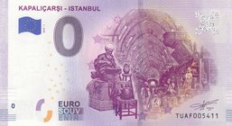 Türkiye, 0 Euro, 2019, UNC, FANTASY BANKNOTE, Graand Pazaar
"İstanbul Grandpazaar" fantasy banknot, serial number: TUAF 005411
Estimate: $ 25-50