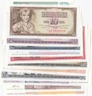Yugoslavia, 12 Pieces UNC Banknotes
10 Dinara, 1994/ 10 Dinara, 1968/ 20 Dinara, 1974/ 50 Dinara, 1978/ 100 Dinara, 1978/ 100 Dinara, 1994/ 500 Dinar...