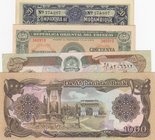 Mix Lot, 4 Pieces UNC Banknotes
Afghanistan 1000 Afganis/ Afghanistan 500 Afganis/ Uruguay 0,50 Centesimos/ Mocambique 20 Centavos
Estimate: $ 10-20