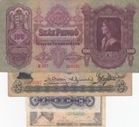 Mix Lot, 4 Pieces Banknotes
Hungary 100 Pengo/ Honduras 5 Lempira/ Guinee 2 Sylis/ Austria 10 Kronen
Estimate: $ 10-20