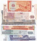 Mix Lot, 6 Pieces UNC Banknotes
Cambodia 0,5 Riel, 1979/ Cambodia, 50 Riels / Cambodia, 1000 Riels, 2016/ Srilanka, 100 Rupees, 2016/ Congo, 50 Franc...