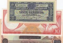 Mix Lot, 3 Pieces UNC Banknotes
Mocambique, 20 Centavos, 1933/ Suriname, 10 Gulden, 1963/ Nicaragua, 1000 Cordobas,1985
Estimate: $ 10-20