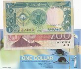 Mix Lot, 3 Pieces Mixing Condition Banknotes
Bulgaria, 200 Leva, 1992/ Sudan, 1 Pound, 1985/ Antarctica, 1 Dollar, 2007
Estimate: $ 10-20