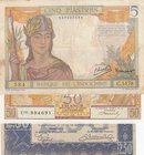 Mixing Lot, 3 Pieces Mixing Condition Banknotes
Belgium, 50 Francs, 1948, VF/ French Indochina, 5 Piastres, 1946, FINE/ Netherlands, 2,5 Gulden, 1938...