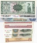 Mix Lot, Philippines 2 Piso, Cambodia 1 Riel (3), Mexico 10 Pesos, China 1 Yuan (2) and Paraguay 1 Guarani, UNC, (Total 8 banknotes)
Estimate: $ 10-2...