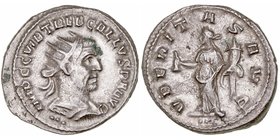 Treboniano Galo. Antoniniano. AR. (251-253). R/VBERITAS AVG. 3.73g. RIC.92. Escasa. MBC+.