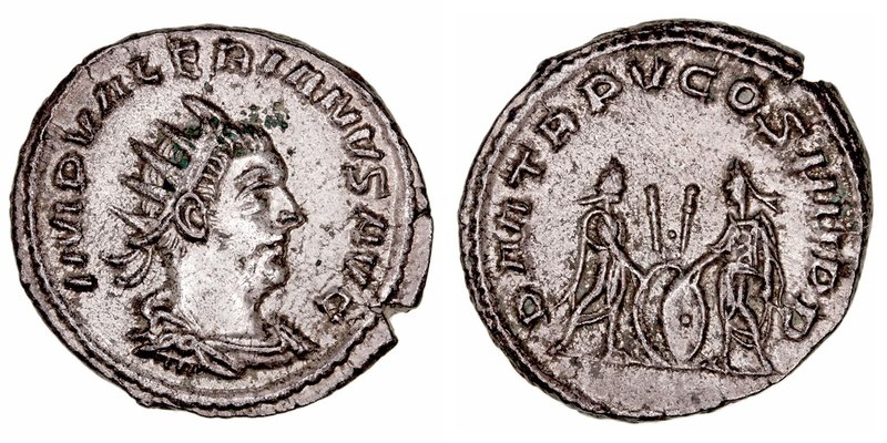 Valeriano I. Antoniniano. VE. Antioquía. (253-260). R/DIVI TR. P. V COS. IIII P....