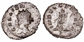 Galieno. Antoniniano. VE. Roma. (253-268). R/INDVLGENT. AVG. En exergo P. 3.07g. RIC.205. Escasa. MBC-.