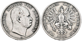 Alemania. Prussia. Wilhelm I. Thaler. 1868. (Km-494). Ag. 18,36 g. MBC. Est...30,00.