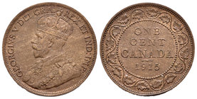 Canadá. George V. 1 cent. 1915. (Km-21). Ae. 5,65 g. EBC-. Est...20,00.