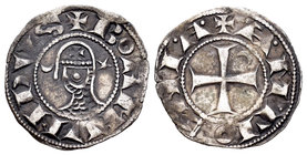 Cruzadas. Bohemond III. Dinero. (1163-1188). Ve. 1,05 g. MBC+. Est...45,00.