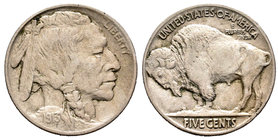 Estados Unidos. 5 cents. 1913. (Km-133). Cu-Ni. 5,01 g. MBC+. Est...15,00.