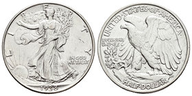 Estados Unidos. 1/2 dollar. 1938. Philadelphia. (Km-142). Ag. 12,45 g. EBC. Est...65,00.