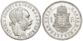 Hungría. Franz Joseph I. 1 florín. 1883. Kremnitz. KM. (Km-469). Ag. 12,32 g. EBC/EBC+. Est...30,00.