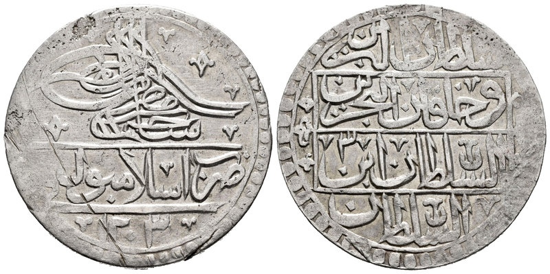 Imperio Otomano. Selim III. Yuzluk. 1203 H / 1789 (Año 11). (Km-507). Ag. 31,36 ...