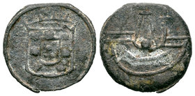 Malasia. Sebastián I. Dinero. (1557-1578). (Gomes-25.02). Ae. 2,14 g. MBC-. Est...30,00.