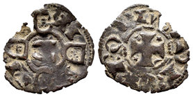 Portugal. Alfonso III. Dinero. (1248-1279). (Gomes-06.01). Ae. 0,45 g. Cospel faltado. BC+. Est...15,00.