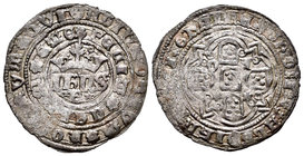 Portugal. Joao I. 10 soldos. (1385-1433). Oporto. (Gomes-46.04). Ve. 2,27 g. P entre x-x. MBC+. Est...90,00.