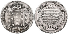Portugal. María I. 640 reis. 1794. Río de Janeiro. R. (Gomes-23.05). (Km-222.2). Ag. 17,54 g. MBC. Est...70,00.