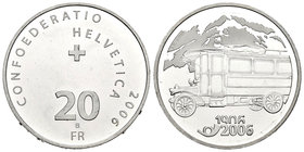 Suiza. 20 francos. 2006. Berna. B. (Km-115). Ag. 20,01 g. PROOF. Est...50,00.