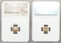 LYDIAN KINGDOM. Alyattes or Walwet (ca. 610-546 BC). EL third stater or trite (14mm, 4.72 gm). NGC Choice VF 3/5 - 5/5. Uninscribed issue, Lydo-Milesi...