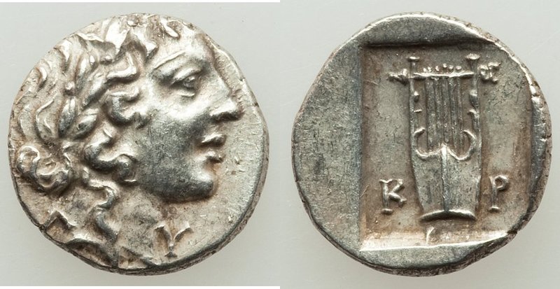 LYCIAN LEAGUE. Cragus. Ca. 1st century BC. AR hemidrachm (13mm, 1.78 gm, 12h). X...