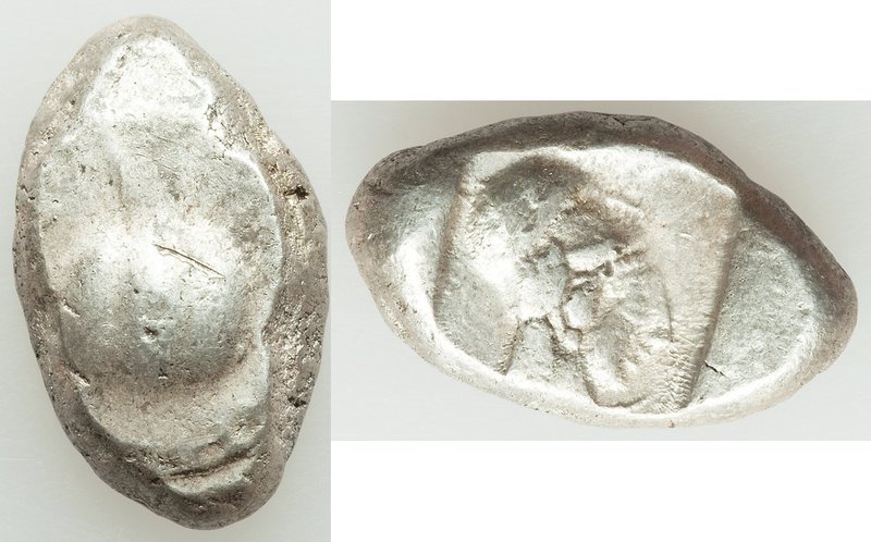 PAMPHYLIA. Side. Ca. 5th century BC. AR stater (24mm, 10.80 gm, 9h). Fine. Ca. 4...