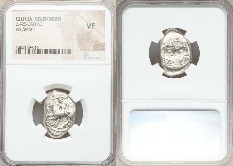CILICIA. Celenderis. Ca. 425-400 BC. AR stater (20mm, 6h). NGC VF. Youthful nude...