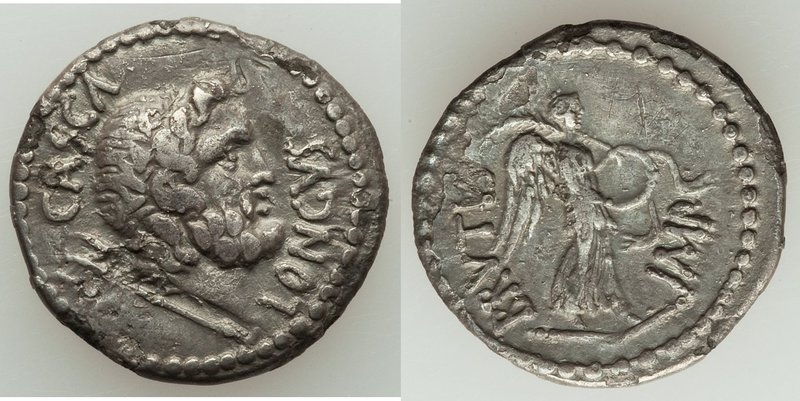 M. Junius Brutus, assassin of Julius Caesar and Imperator (44-42 BC). AR denariu...