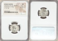 Antoninus Pius (AD 138-161). AR denarius (19mm, 3.26 gm, 6h). NGC MS 5/5 - 5/5. Rome, AD 151-152. IMP CAES T AEL HADR ANTONINVS AVG PIVS P P, laureate...