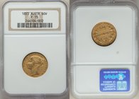 Victoria gold Sovereign 1855-SYDNEY F15 NGC, Sydney mint, KM2. First date of two year type.

HID09801242017