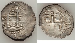 Charles II Cob 2 Reales 1686 P-VR VF, Potosi mint, KM24. 27.7mm. 7.37gm. 

HID09801242017