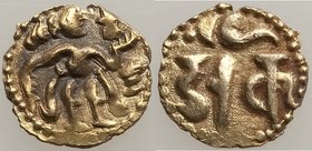 Anonymous gold Aka (1/8 Kahavanu) ND (c. 980/990-1070) XF, Fr-6, Mitch-828-830. 10.4mm. 0.50gm. 

HID09801242017