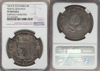 Nueva Granada 8 Reales 1819-JF VF Details (Surface Hairlines) NGC, KM78. 

HID09801242017