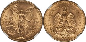 Estados Unidos gold Restrike 50 Pesos 1947 MS65 NGC, Mexico City mint, KM481. AGW 1.2056 oz.

HID09801242017