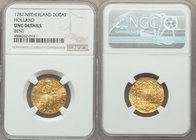 Holland. Provincial gold Ducat 1782 UNC Details (Bent) NGC, KM12.3. AGW 0.1106 oz.

HID09801242017