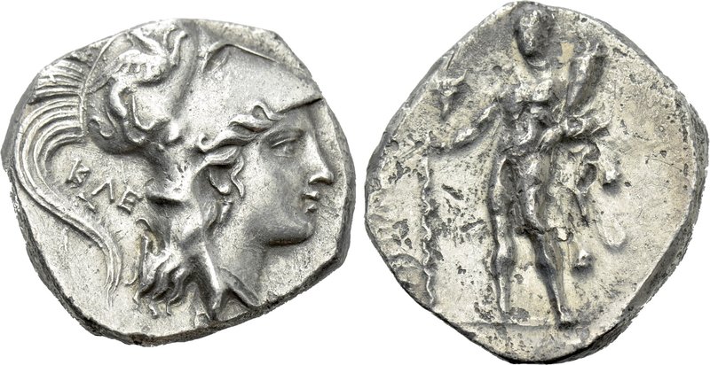 LUCANIA. Herakleia. Nomos (Circa 278-276 BC). 

Obv: Helmeted head of Athena r...