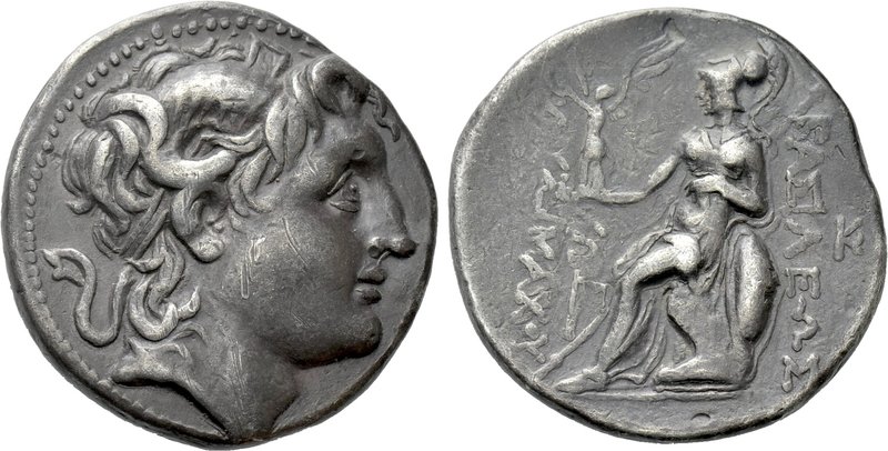 KINGS OF THRACE (Macedonian). Lysimachos (305-281 BC). Tetradrachm. Amphipolis. ...