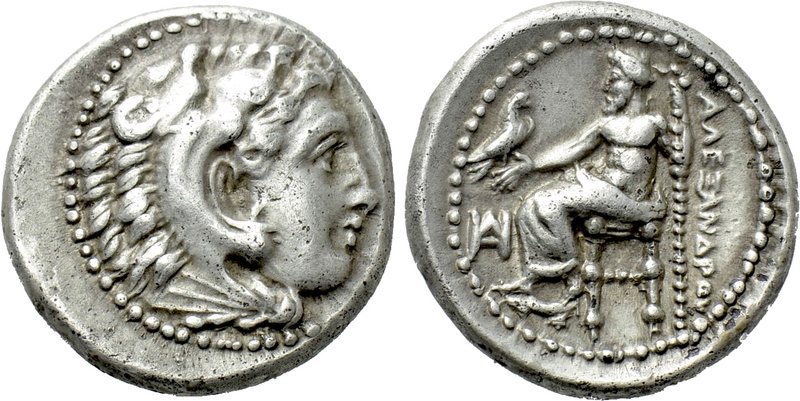 KINGS OF MACEDON. Alexander III 'the Great' (336-323 BC). Drachm. Miletos. Lifet...