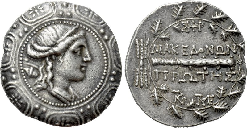 MACEDON UNDER ROMAN PROTECTORATE. First Meris. Tetradrachm (Circa 167-148 BC). A...